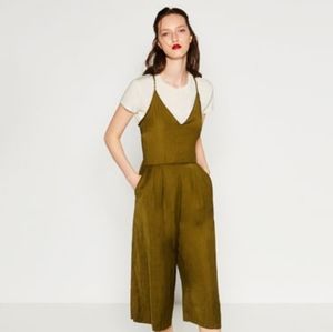 Zara Olive Green Jumpsuit